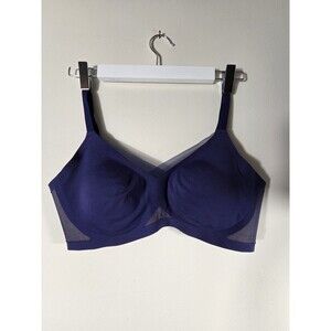 HONEYLOVE Crossover Size M Navy Blue Full Figure T-Shirt Wireless Bra